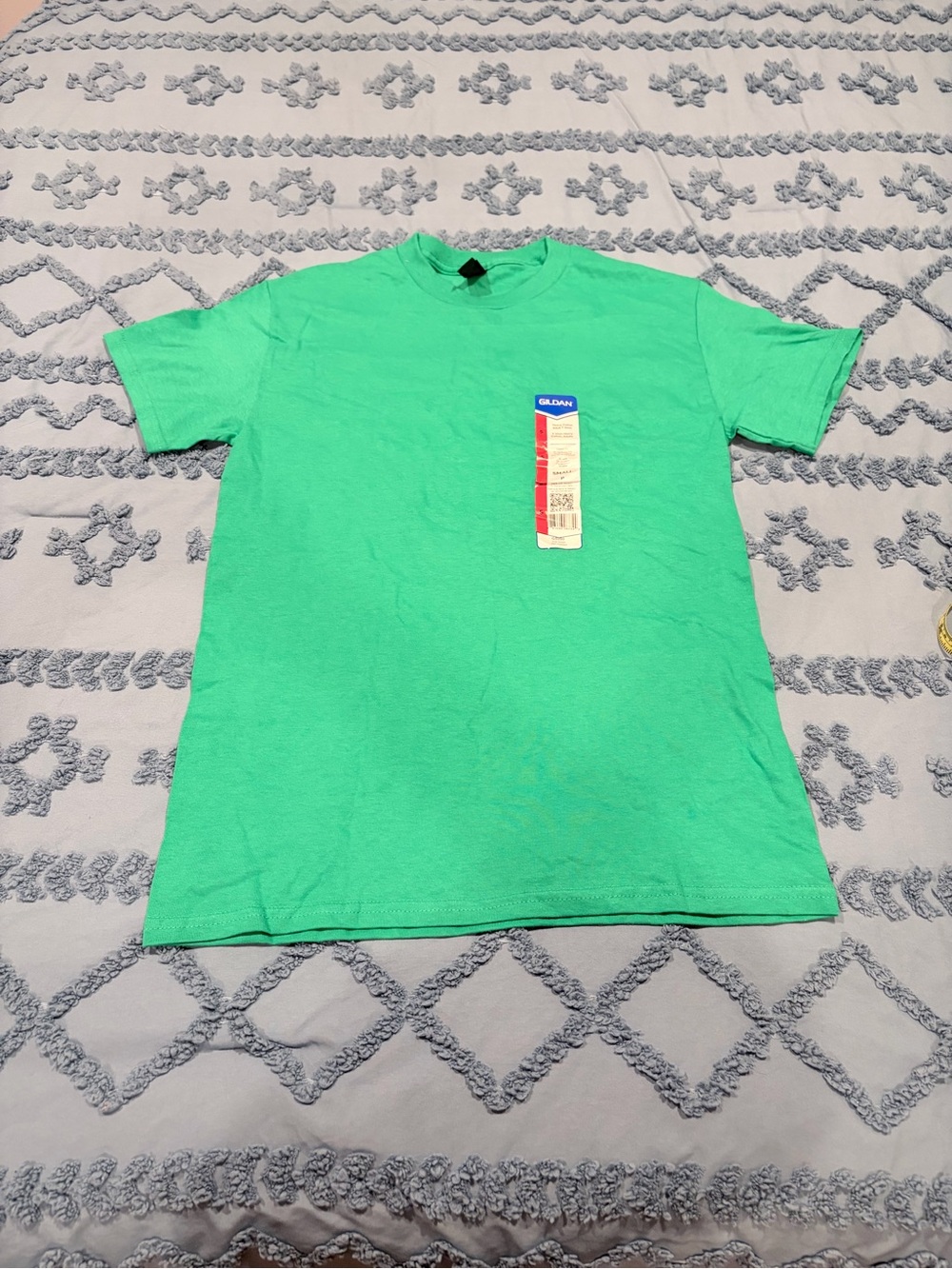 Gildan Men’s Short Sleeve Crew Tee in Bright Green